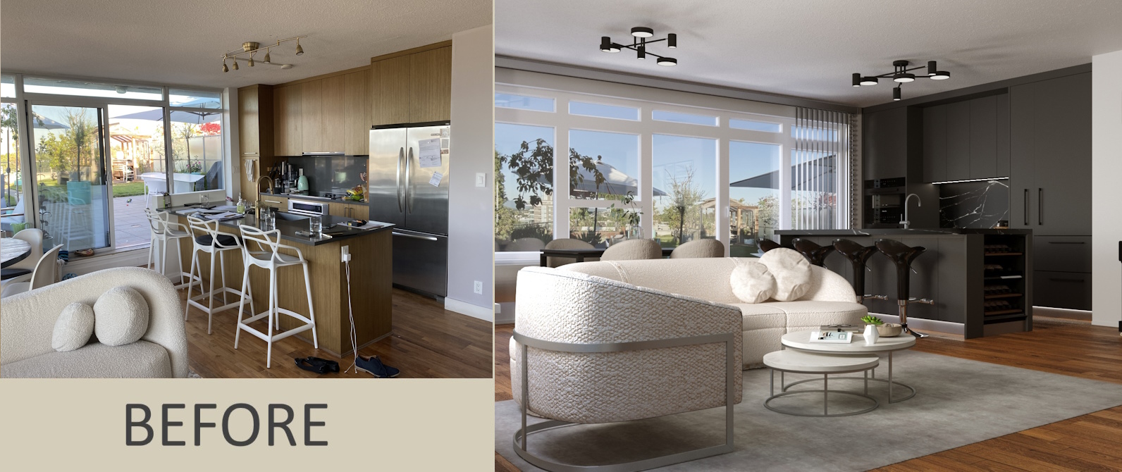 Vancouver penthouse kitchen